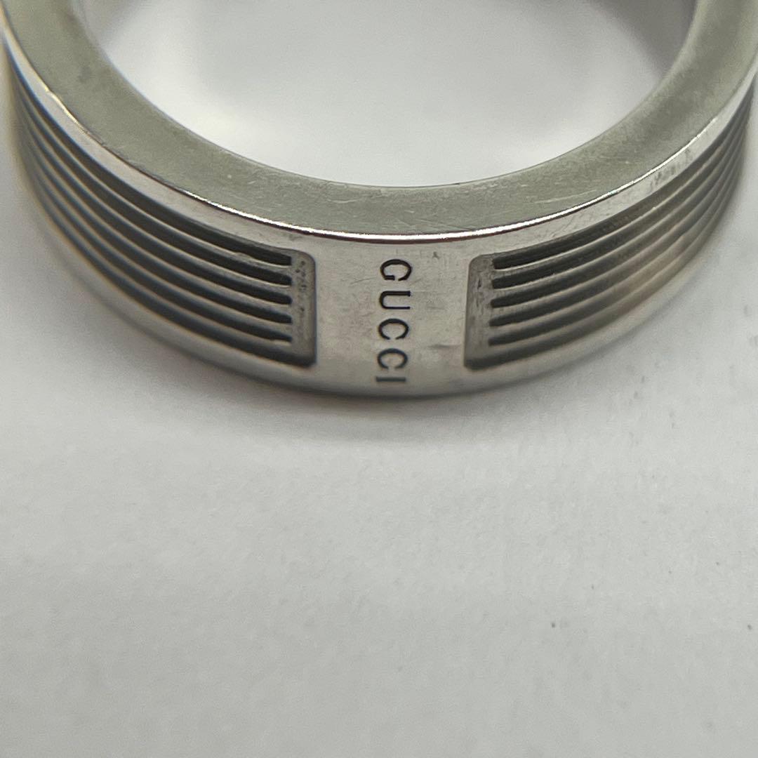 Gucci Stripe Ring Silver — view 8