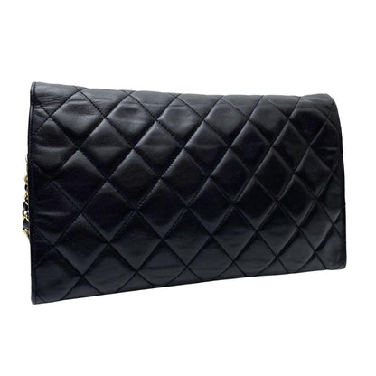 Chanel Quilted Lambskin Circle Logo Chain Shoulder Bag — view 2