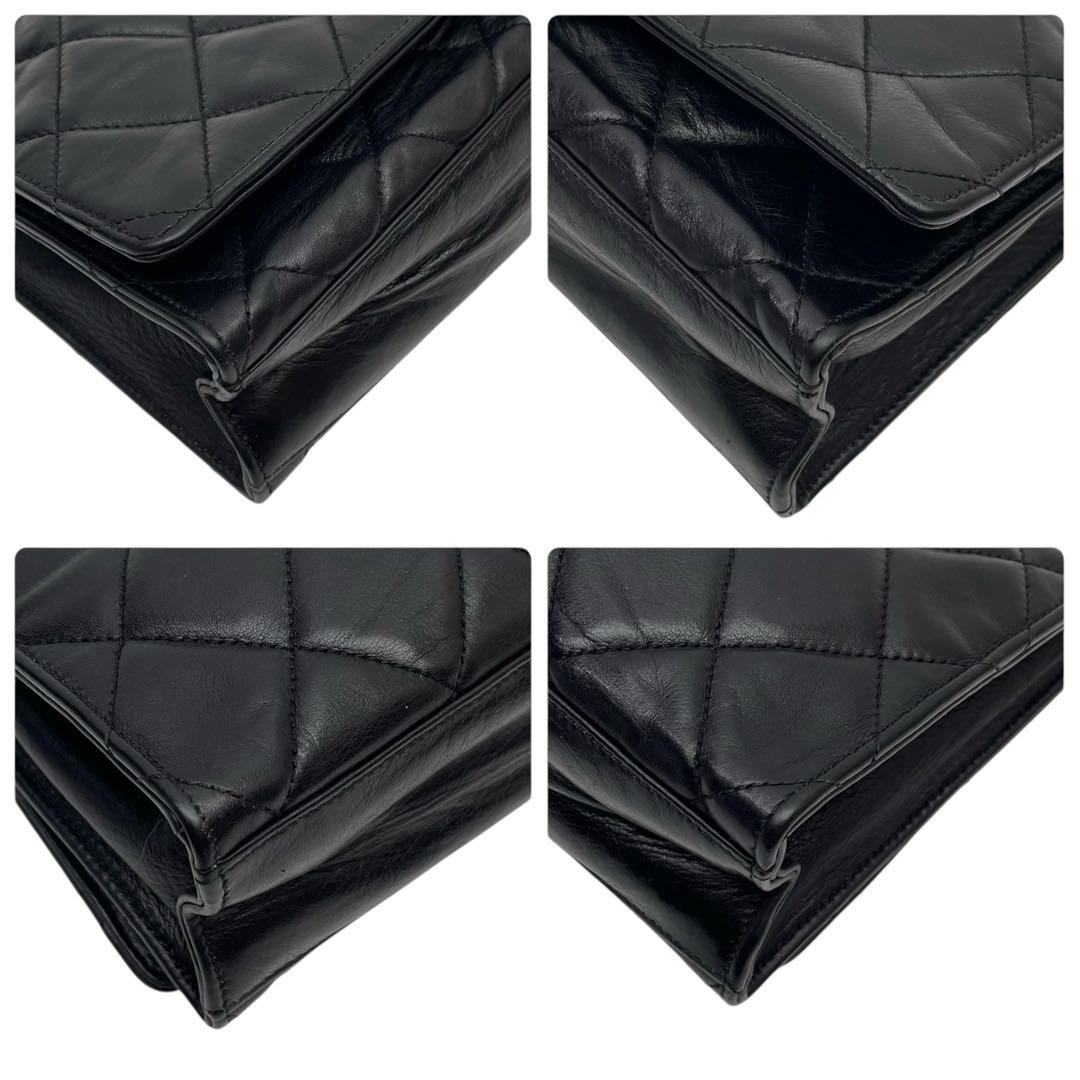 Chanel Quilted Lambskin Circle Logo Chain Shoulder Bag — view 6