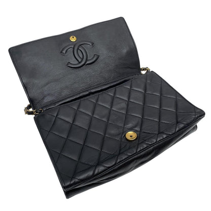 Chanel Quilted Lambskin Circle Logo Chain Shoulder Bag — view 8