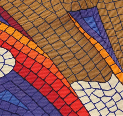 Hermes Carre 90 Scarf CAVE Felem Beware Of Cats