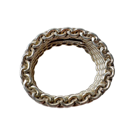 Tiffany & Co Somerset Mesh Ring Silver — view 7