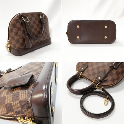 Louis Vuitton Alma BB 2-Way Shoulder Bag Brown