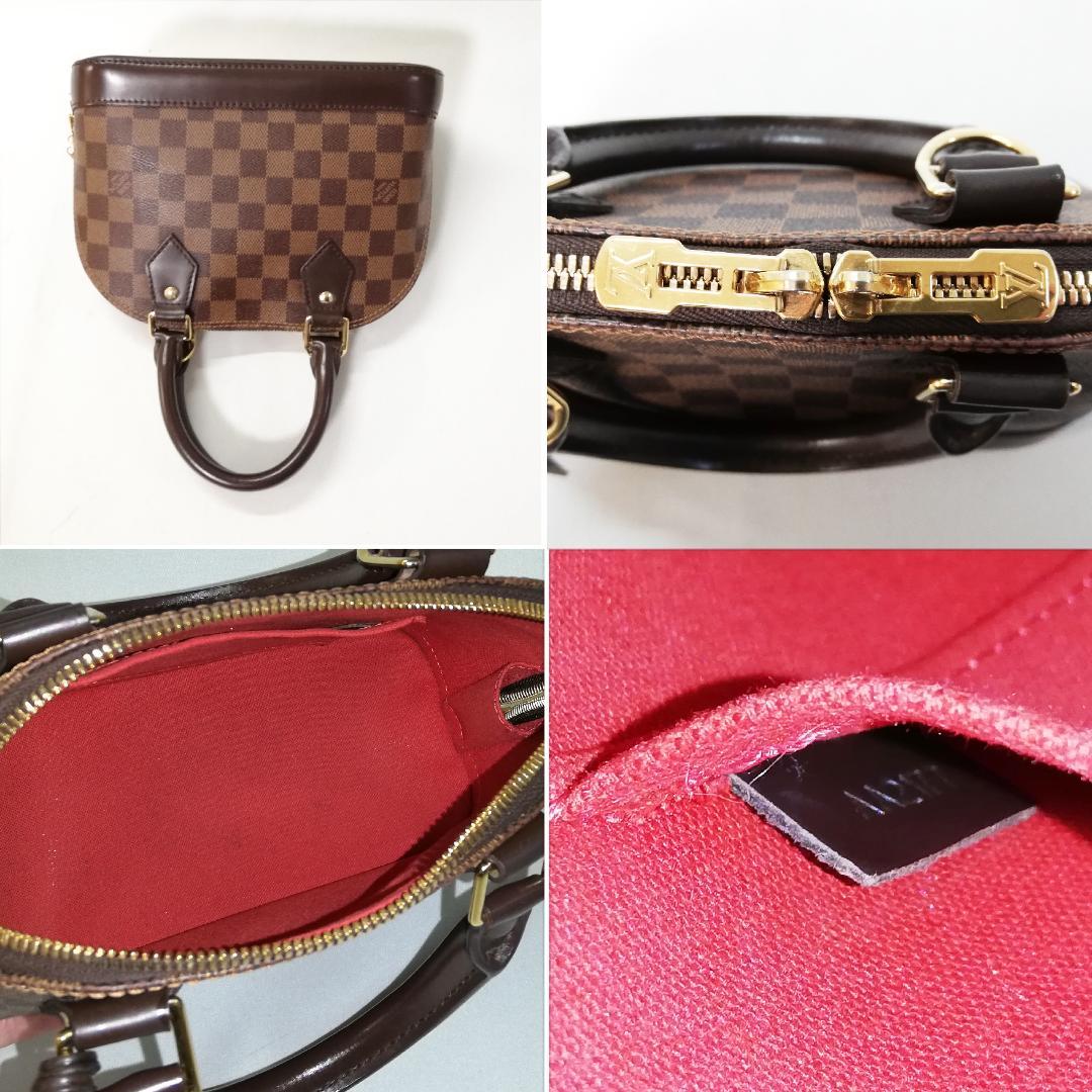 Louis Vuitton Alma BB 2-Way Shoulder Bag Brown