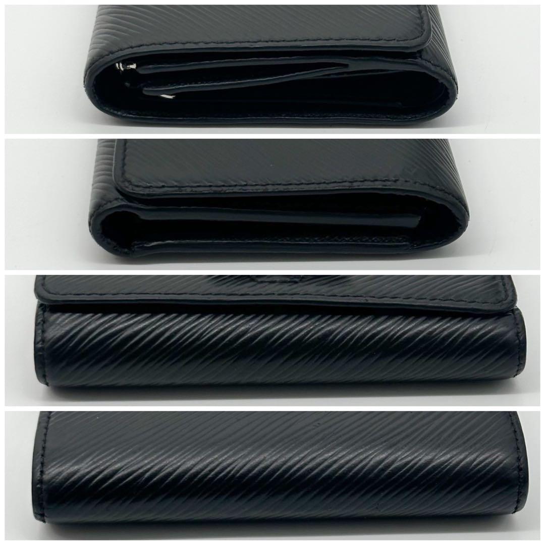 Louis Vuitton IC Portefeuille Twist Compact Epi Black Wallet — view 6