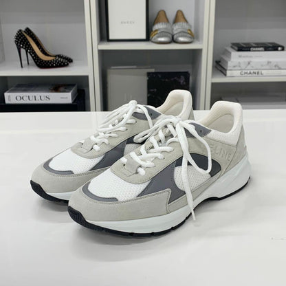 Celine Mesh Suede Logo Sneakers — view 3