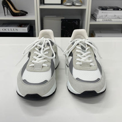 Celine Mesh Suede Logo Sneakers — view 4