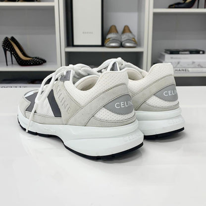 Celine Mesh Suede Logo Sneakers — view 5