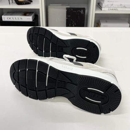 Celine Mesh Suede Logo Sneakers — view 7
