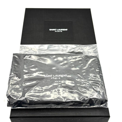 Saint Laurent Zip Around Wallet Stitch Beige Leather — view 9