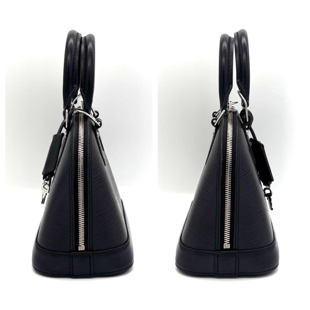 Louis Vuitton Epi Alma BB 2-Way Shoulder Bag Black — view 5