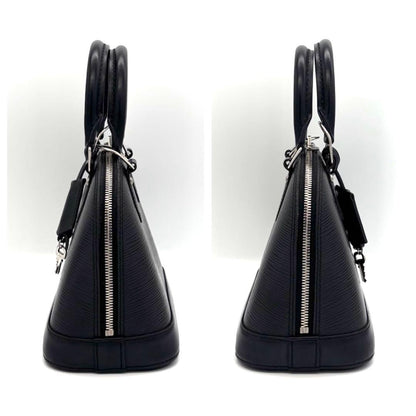 Louis Vuitton Epi Alma BB 2-Way Shoulder Bag Black — view 5