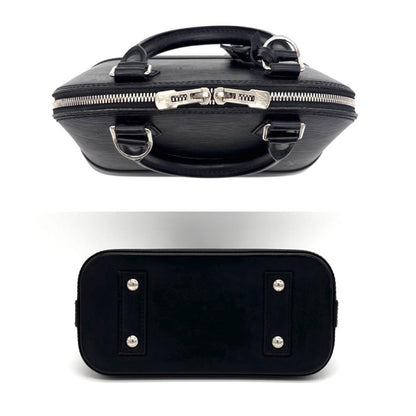 Louis Vuitton Epi Alma BB 2-Way Shoulder Bag Black — view 6