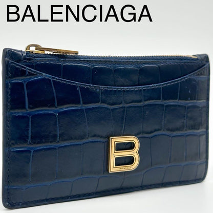 Balenciaga Fragment Case Croco Coin Purse Card Leather