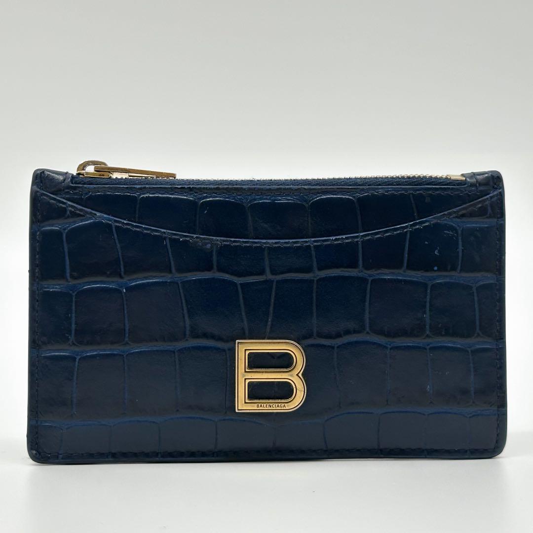 Balenciaga Fragment Case Croco Coin Purse Card Leather — view 2
