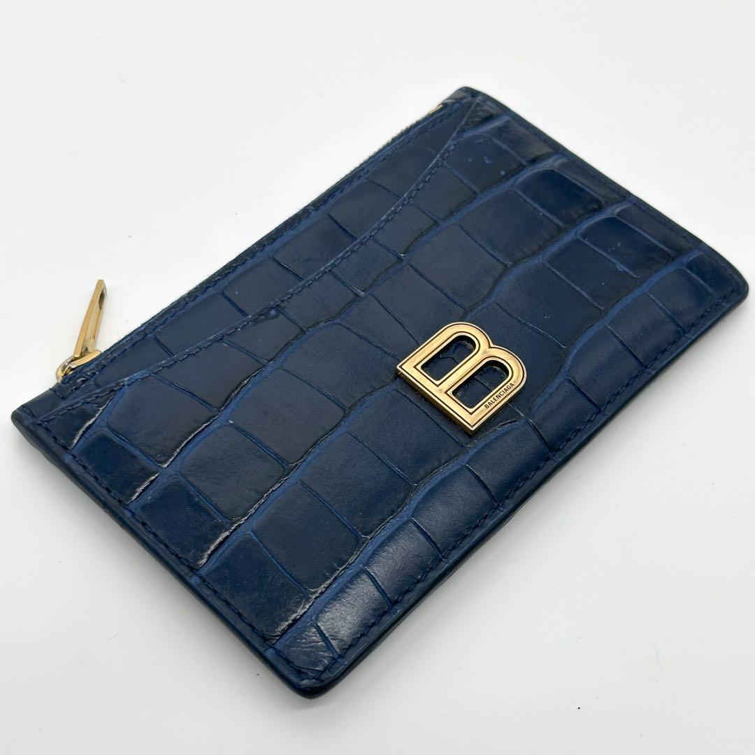 Balenciaga Fragment Case Croco Coin Purse Card Leather — view 4