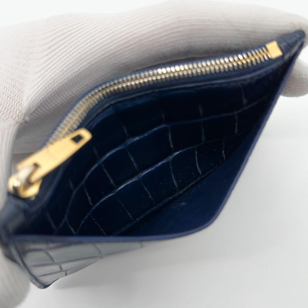 Balenciaga Fragment Case Croco Coin Purse Card Leather — view 8