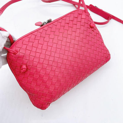 Bottega Veneta Shoulder Bag Intrecciato Pink Mirror