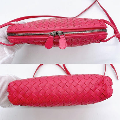 Bottega Veneta Shoulder Bag Intrecciato Pink Mirror