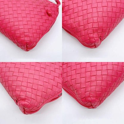 Bottega Veneta Shoulder Bag Intrecciato Pink Mirror
