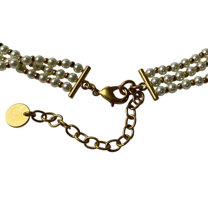 Unused DIOR Petit CD Baroque Pearl Necklace