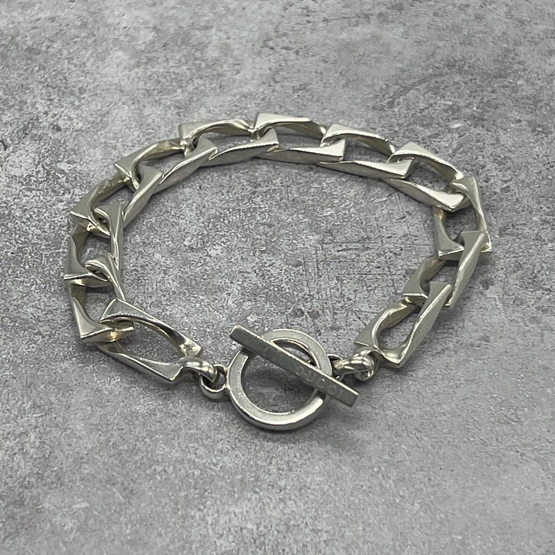 Gucci Figaro Chain Toggle Bracelet Vintage