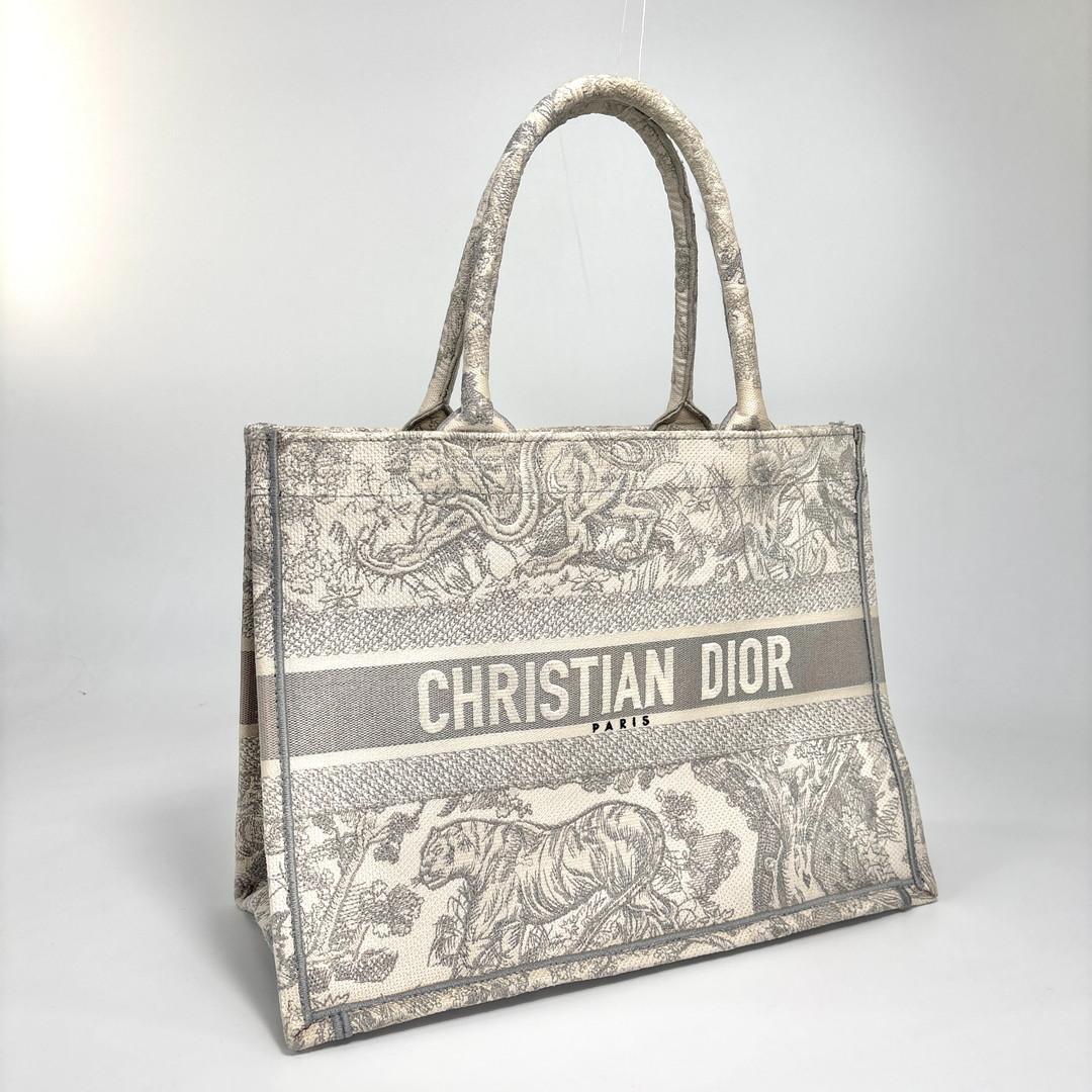 Dior Super Book Tote Bag Medium Toile de Jouy — view 3