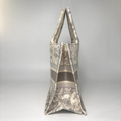 Dior Super Book Tote Bag Medium Toile de Jouy — view 4