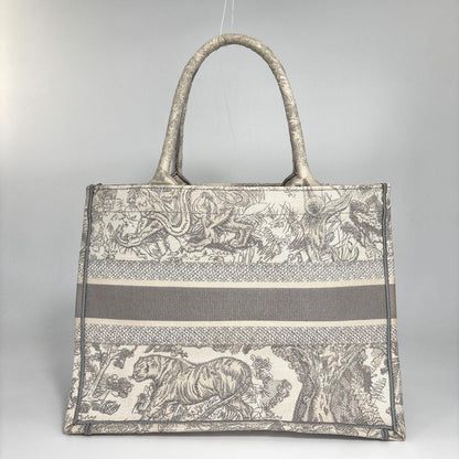 Dior Super Book Tote Bag Medium Toile de Jouy — view 5