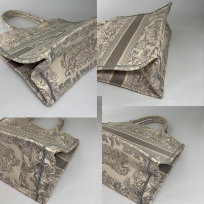 Dior Super Book Tote Bag Medium Toile de Jouy — view 7