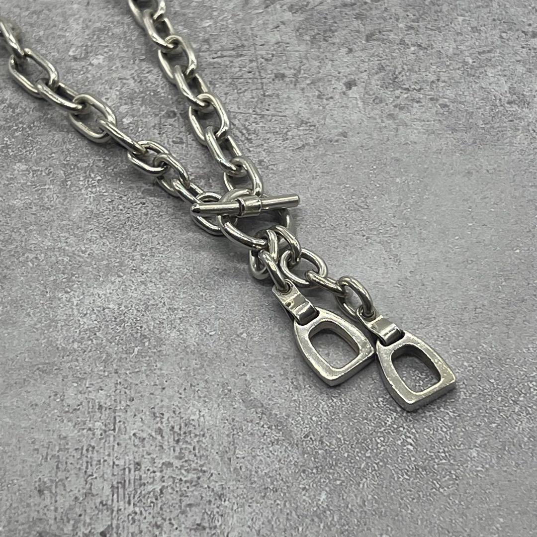 Gucci Oba Roulis Chain Necklace Horsebit