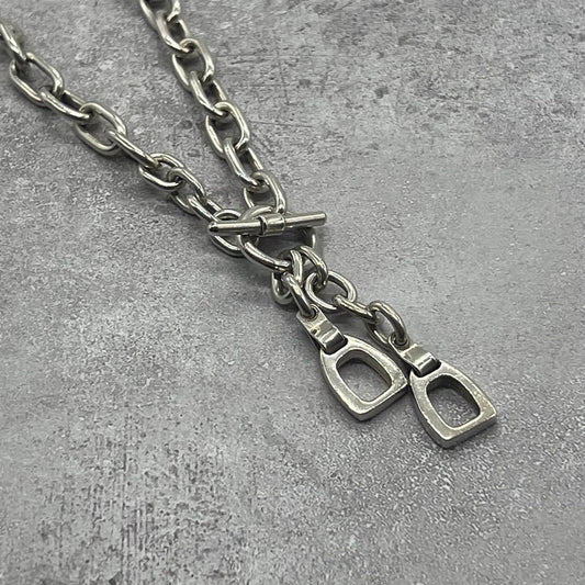 Gucci Oba Roulis Chain Necklace Horsebit