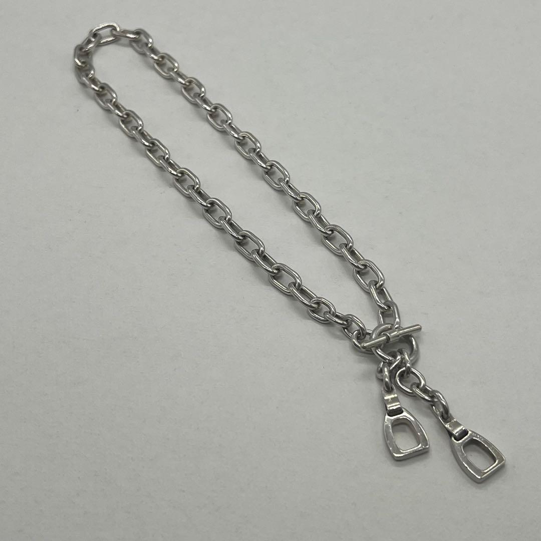 Gucci Oba Roulis Chain Necklace Horsebit — view 2