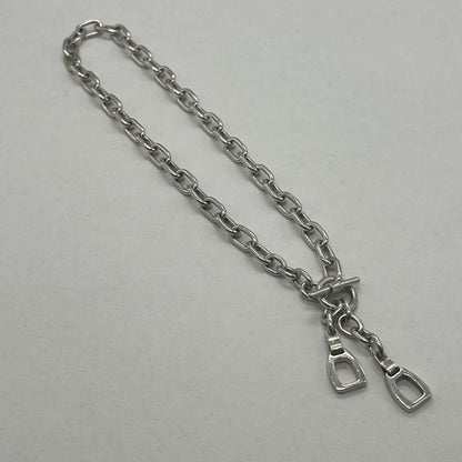 Gucci Oba Roulis Chain Necklace Horsebit — view 2
