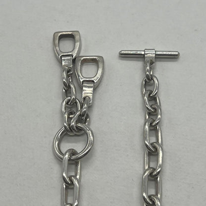 Gucci Oba Roulis Chain Necklace Horsebit — view 3
