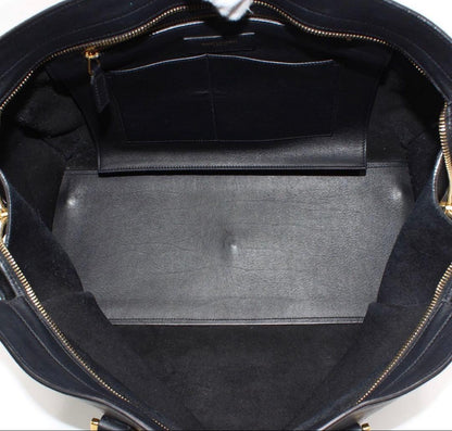Saint Laurent Cabas Tote Leather Handbag — view 8