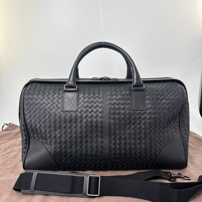 Bottega Veneta Intrecciato Boston Bag Black — view 5