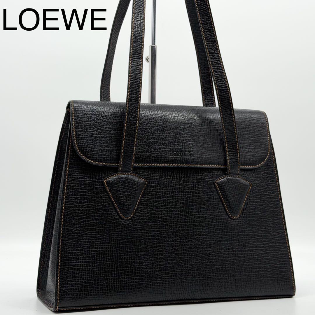 Loewe Vintage Leather Tote Barcelona Shoulder Bag