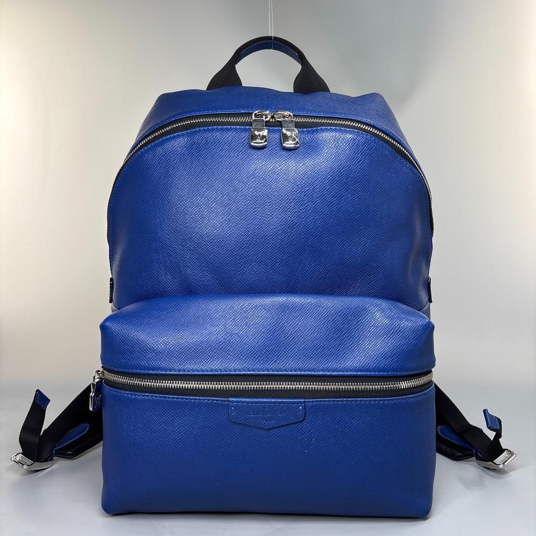 Louis Vuitton Blue Taiga Cobalt Backpack Sac M33453