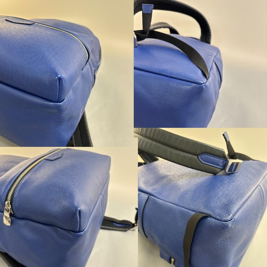 Louis Vuitton Blue Taiga Cobalt Backpack Sac M33453