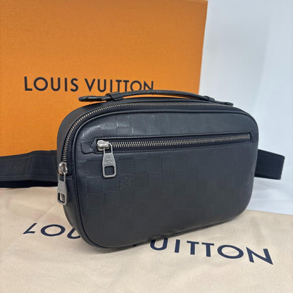 Louis Vuitton Super Damier Infini Ambler Black Belt — view 3