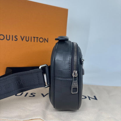 Louis Vuitton Super Damier Infini Ambler Black Belt — view 4