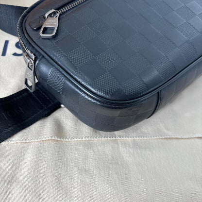 Louis Vuitton Super Damier Infini Ambler Black Belt — view 8