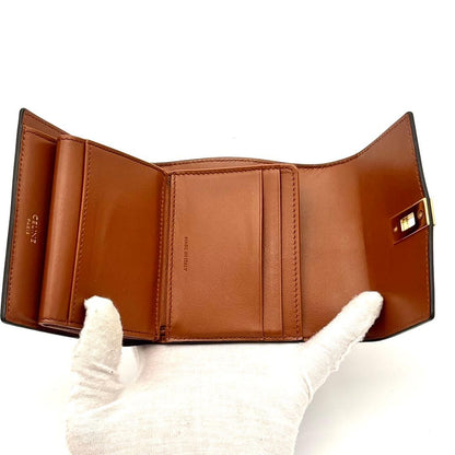 Celine Wallet Small Refold 16 Brown — view 4
