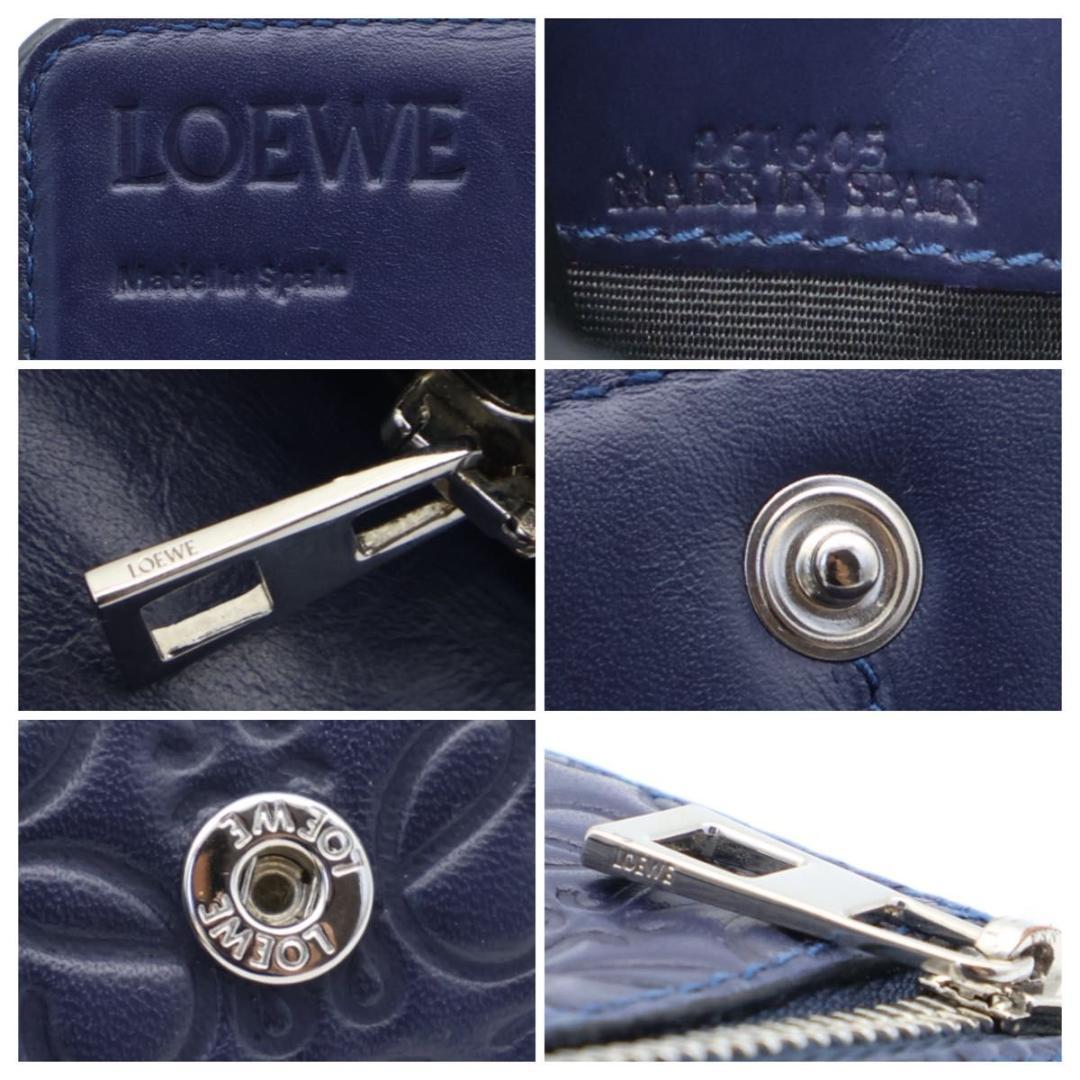 Loewe Toanagram Wallet Navy — view 7