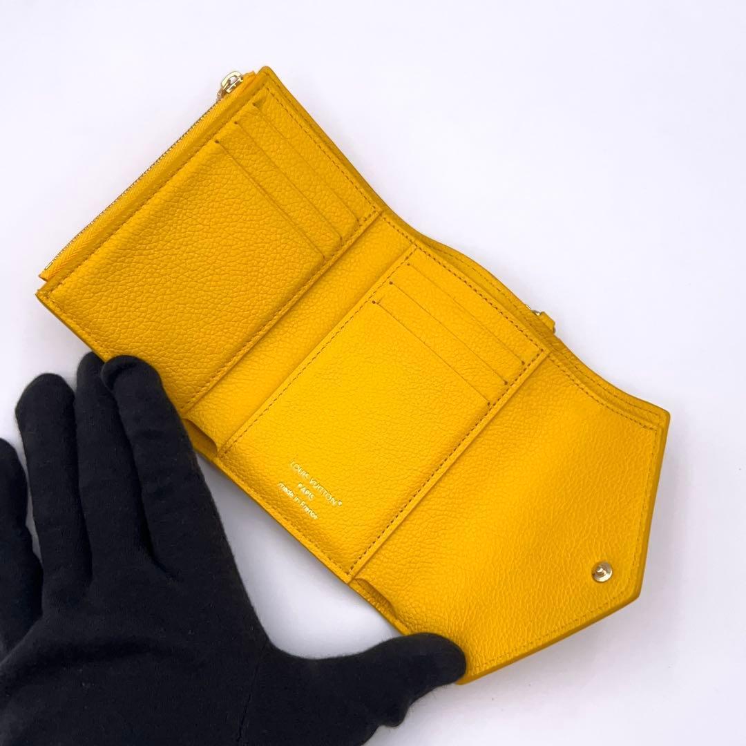 Louis Vuitton Empreinte Victorine Trifold Wallet Yellow — view 3
