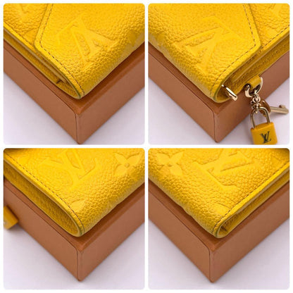 Louis Vuitton Empreinte Victorine Trifold Wallet Yellow — view 7