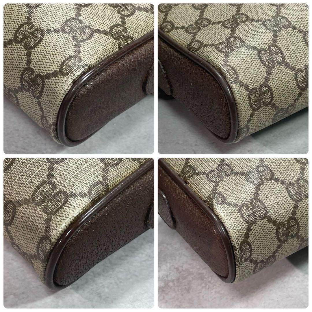 Gucci GG Sherry Line Shoulder Bag Brown Leather — view 9