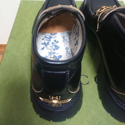 Gucci Horsebit Loafer Boots Lug Sole Black 8