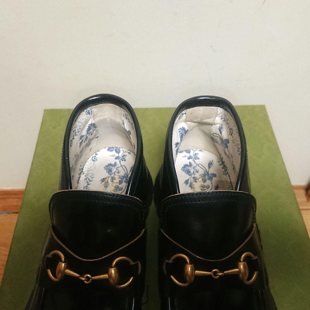 Gucci Horsebit Loafer Boots Lug Sole Black 8